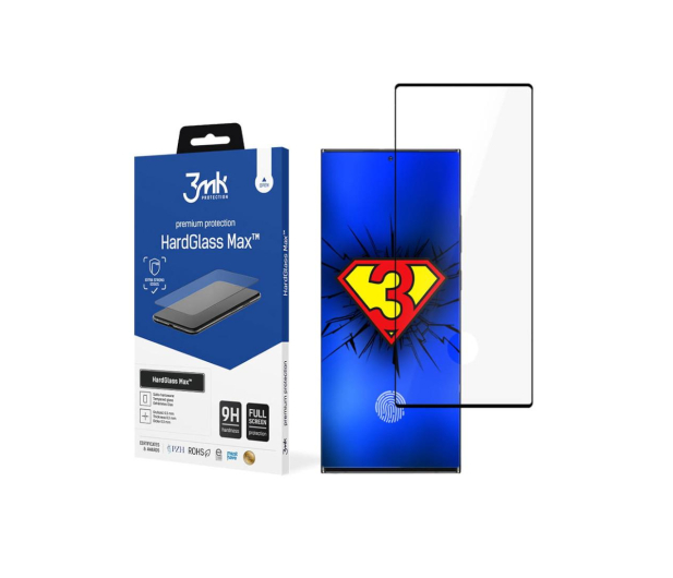 3mk HardGlass MAX do Samsung Galaxy S22 Ultra - 720259 - zdjęcie
